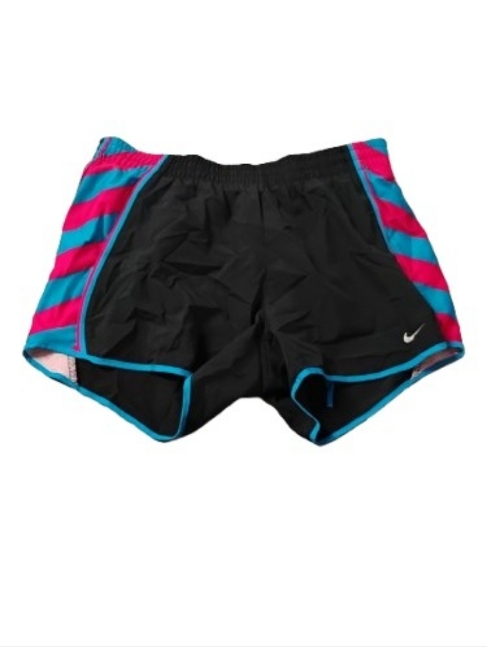 Nike Womens Dri Fit Striped Accent Athletic Shorts Sz S